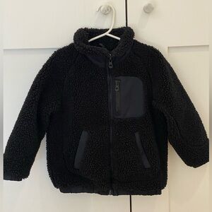 Zara boy faux shearling jacket 3-4Y